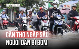 Triều cường lập kỷ lục mới, Cần Thơ ngập sâu