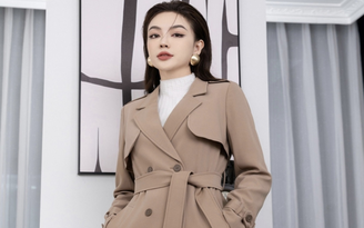 Áo măng tô thắt eo 'quyền lực', vừa ấm vừa tôn dáng