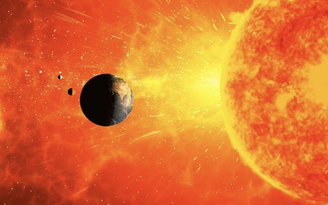 Tin bão mặt trời: Hôm nay 17.12 gió mặt trời cực mạnh lao đến trái đất