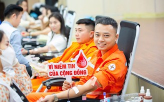Tuần lễ hồng EVN đóng góp hơn 10.864 đơn vị máu