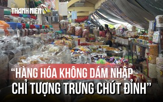 Tiểu thương Chợ Bình Tây nhập hàng cầm chừng, chờ tín hiệu thị trường Tết