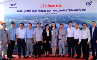 Cảng Bến Kéo chính thức công bố năng lực tiếp nhận phương tiện thủy 2.000 tấn