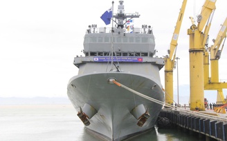 Tàu ROKS Hansando của Hải quân Hàn Quốc cập cảng Tiên Sa, thăm Đà Nẵng