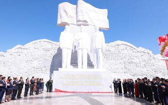 Tổng Bí thư Tô Lâm dự Lễ khánh thành Công viên hữu nghị Lào - Việt Nam