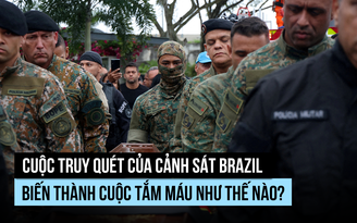 Từ truy quét băng nhóm thành 'tắm máu': Chiến dịch của cảnh sát Brazil diễn biến ra sao?