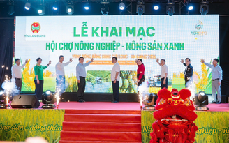 Khai mạc hội chợ nông nghiệp, nông sản xanh Đồng bằng sông Cửu Long tại An Giang