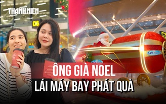Không gian Giáng sinh thu hút hành khách tại sân bay Tân Sơn Nhất