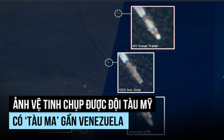 Ảnh vệ tinh phát hiện 'tàu ma' tham gia hạm đội Mỹ gần Venezuela