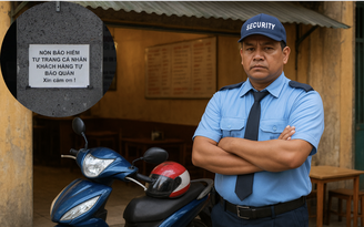 Quán ăn ở TP.HCM 'chỉ giữ xe không giữ nón bảo hiểm': Thực khách thấy sao?