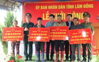 Lâm Đồng khởi động 'Chiến dịch Quang Trung', xây tặng dân xã D’Ran 4 căn nhà