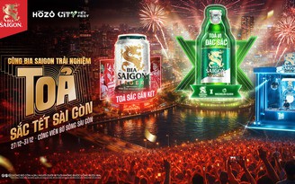 Bia Saigon - Mang trải nghiệm 'Tỏa sắc Tết' đến với Hozo City Tết Fest 2025