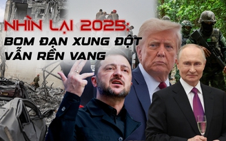 Nhìn lại 2025: Bom đạn xung đột vẫn rền vang