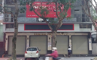 Tiệm vàng lớn ở Hà Tĩnh đóng cửa nhiều ngày qua