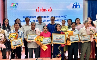 TP.HCM: Trao giải cuộc thi 'Thính giả với an toàn giao thông'