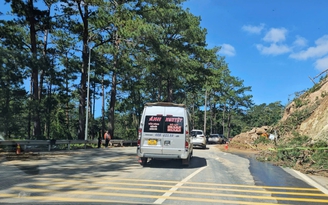 Thông đèo Prenn trên tuyến đường ra vào Đà Lạt sau gần 20 giờ tạm ngưng