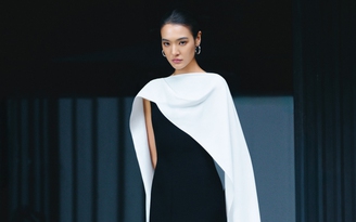 Đầm dự tiệc đơn sắc, ấn tượng ngay từ ánh nhìn đầu tiên