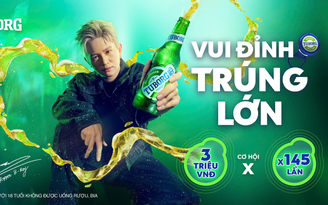 Giật nắp Tuborg, giật thưởng gấp 145 lần trong '145 năm giật mở triệu cuộc vui'