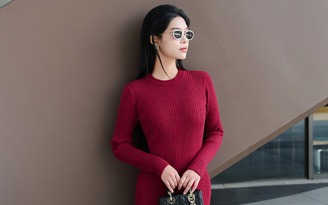 Váy len ôm body tôn dáng mà vẫn ấm áp cho thời điểm giao mùa