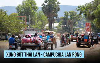 Giao tranh biên giới Thái Lan - Campuchia tiếp diễn, 6 dân thường thiệt mạng