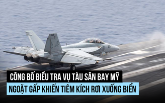 Mỹ kết luận ra sao về tổn thất 3 F/A-18 trên tàu sân bay?
