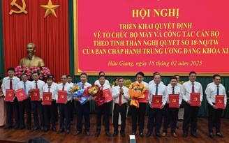 Hậu Giang bổ nhiệm nhân sự phụ trách 2 Đảng bộ mới thành lập