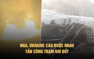 Trạm khí đốt cháy lớn, Nga, Ukraine cáo buộc lẫn nhau