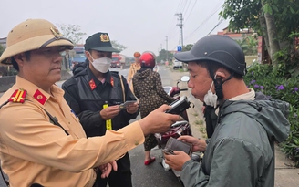 CSGT Công an tỉnh Quảng Bình lập tổ tuần tra đặc biệt, không bỏ trống địa bàn