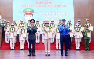 Tuyên dương 20 Gương mặt trẻ Công an tiêu biểu năm 2024