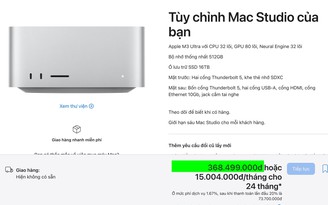 Apple Mac Studio trình làng, giá đắt nhất 368 triệu đồng