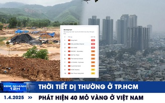 Xem nhanh 12h: Thời tiết dị thường ở TP.HCM | Phát hiện 40 mỏ vàng ở Việt Nam