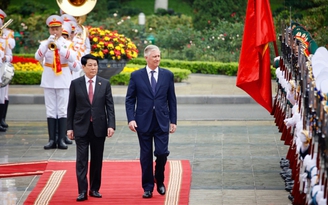 Chủ tịch nước Lương Cường chủ trì lễ đón Nhà vua Bỉ