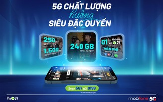 MobiFone mang đến trải nghiệm 5G tiện ích với loạt gói cước linh hoạt