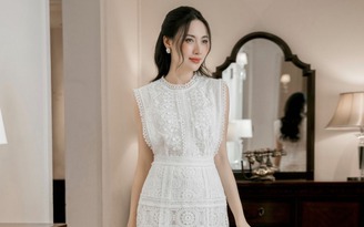 ‘Nâng cấp’ độ sang chảnh với trang phục vải ren hiện đại