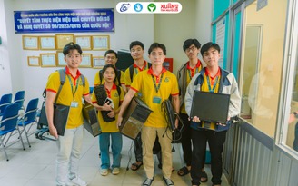 Đội sinh viên đáng ngưỡng mộ, tầm nhìn và trái tim rộng mở