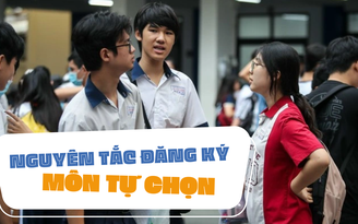 Nguyên tắc đăng ký lựa chọn môn tự chọn khi tuyển sinh lớp 10