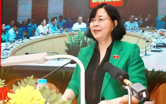 Bí thư Bùi Thị Minh Hoài nói về sắp xếp cấp xã tại Hà Nội