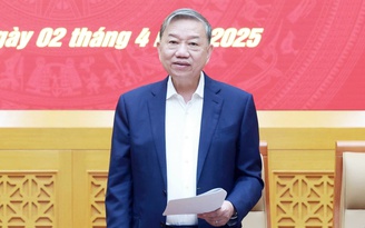 Tổng Bí thư chủ trì hội nghị về Đề án tổ chức quân sự địa phương