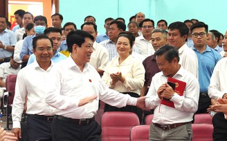 Chủ tịch nước Lương Cường lần đầu tiếp xúc cử tri TP.HCM