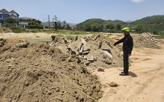 Vi phạm trong san lấp mặt bằng dự án 51 tỉ đồng ở Bình Định