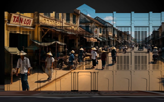 Du khách lần đầu xem 3D Mapping trên tòa nhà 125 năm tuổi hot nhất Đà Nẵng
