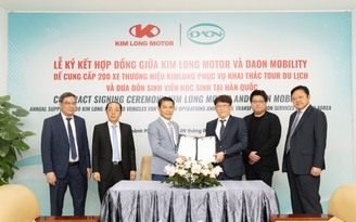 Kim Long Motor Huế xuất khẩu 200 xe buýt thuần điện sang Hàn Quốc