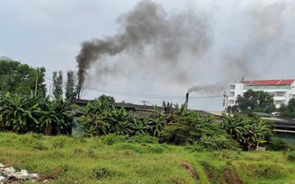 Cơ sở sản xuất thải khói gây ô nhiễm môi trường