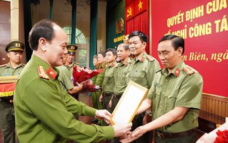 15 trưởng, phó phòng Công an tỉnh Điện Biên nghỉ hưu trước tuổi