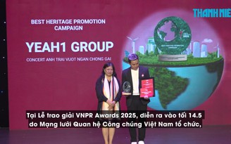 YeaH1 và Trường ĐH Văn Lang thắng lớn tại lễ trao giải VNPR Awards 2025