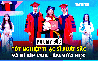 Nữ giám đốc Logistics tốt nghiệp thạc sĩ xuất sắc,
truyền cảm hứng vừa làm vừa học