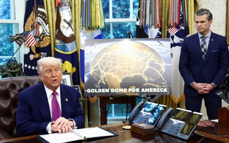 Ông Trump công bố kế hoạch lá chắn tên lửa Vòm Vàng 175 tỉ USD