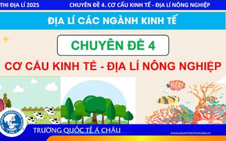 BÍ QUYẾT ÔN THI THPT 2025 | Môn địa lý | Chuyên đề 4 | Cơ cấu kinh tế - Địa lý nông nghiệp