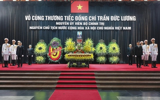 Trọng thể lễ viếng nguyên Chủ tịch nước Trần Đức Lương