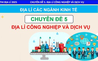 BÍ QUYẾT ÔN THI THPT 2025 | Môn địa lý | Chuyên đề 5 | Địa lý công nghiệp và dịch vụ