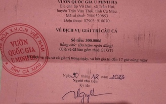 Cà Mau: Chỉ đạo thanh tra dịch vụ câu cá tại Vườn quốc gia U Minh Hạ